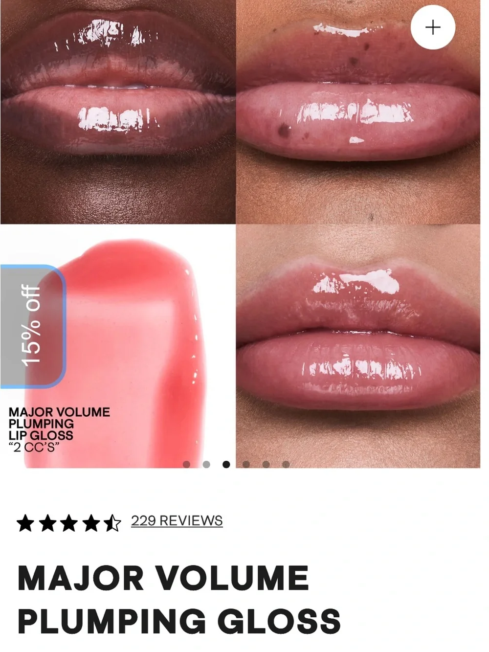 Patrick Ta major volume plumping gloss -shade 2CCs